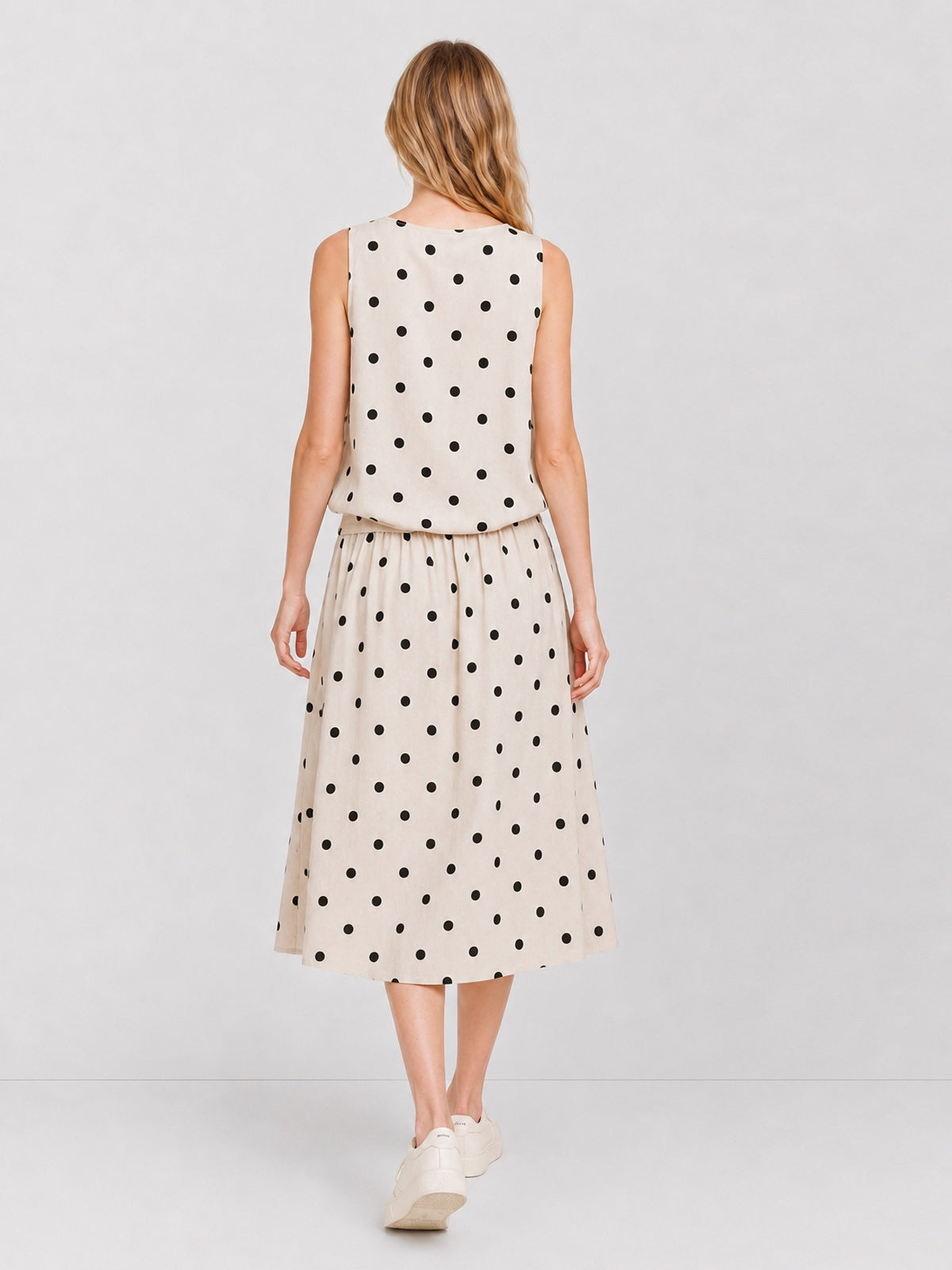 Colorful Polka Dot Linen Set