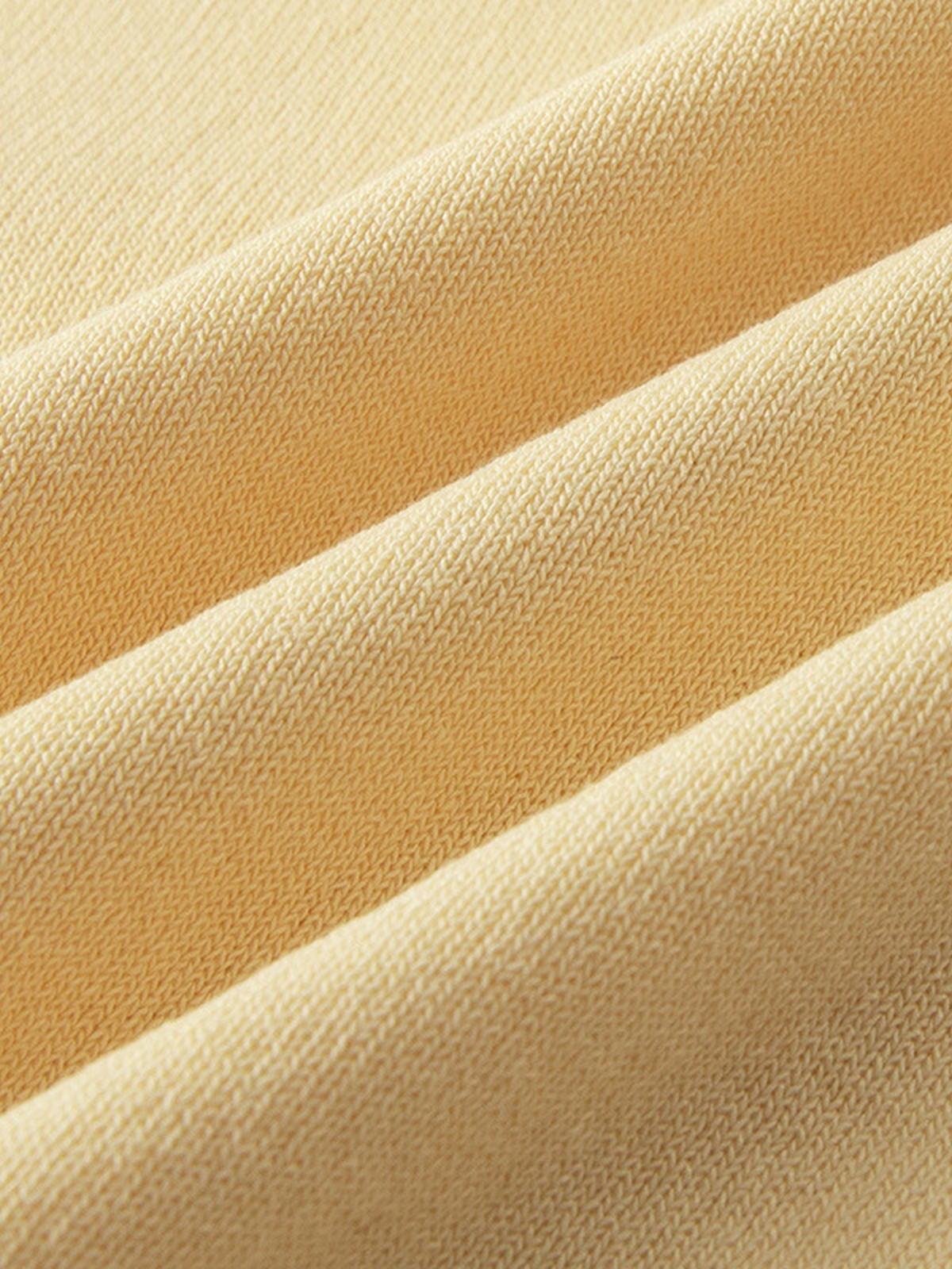 Contrast Stitch Knit Polo Top