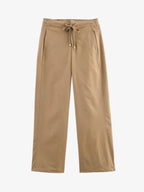 Drawstring Straight Leg Trousers