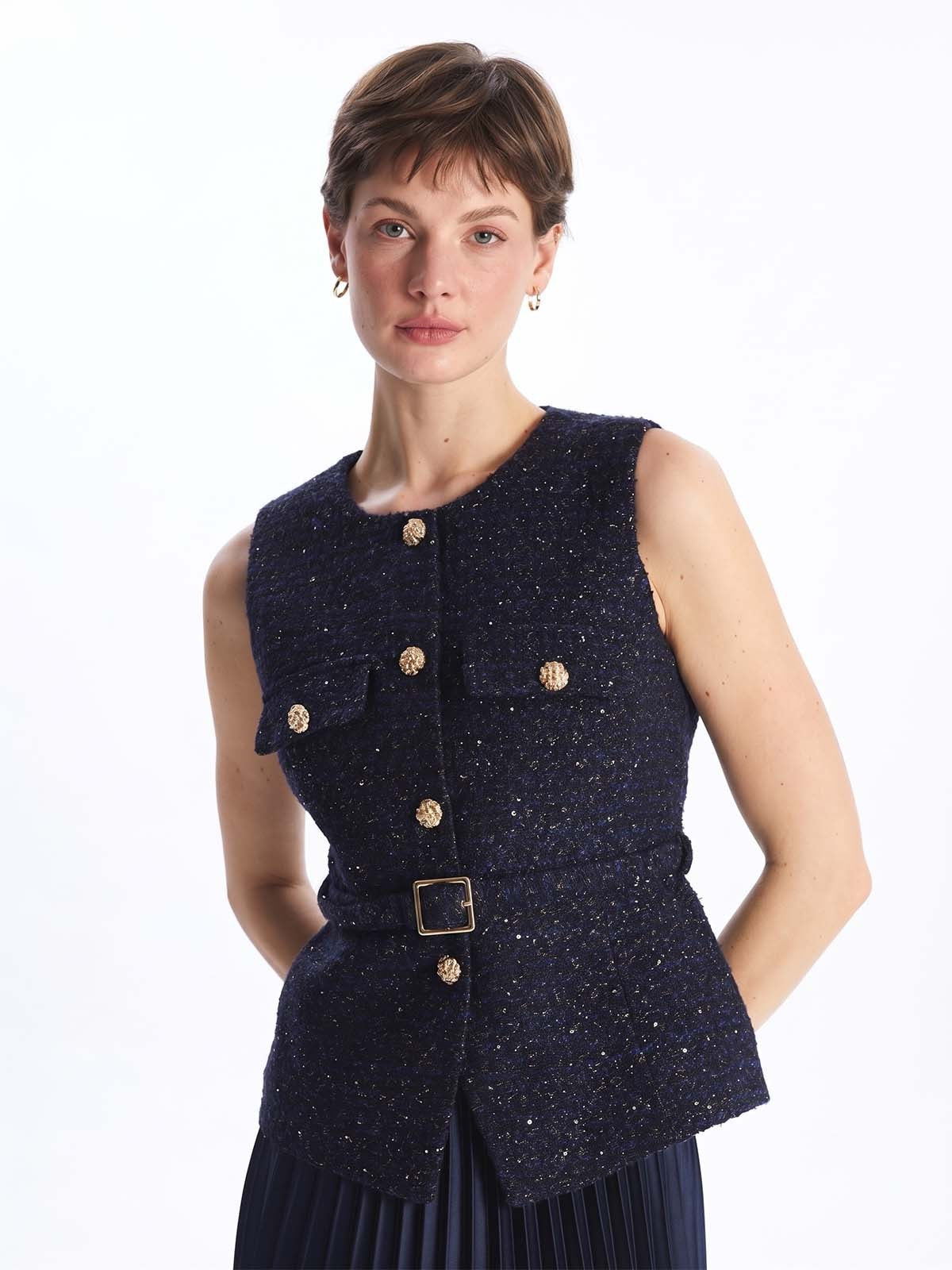 Buckle Belt Vest Top