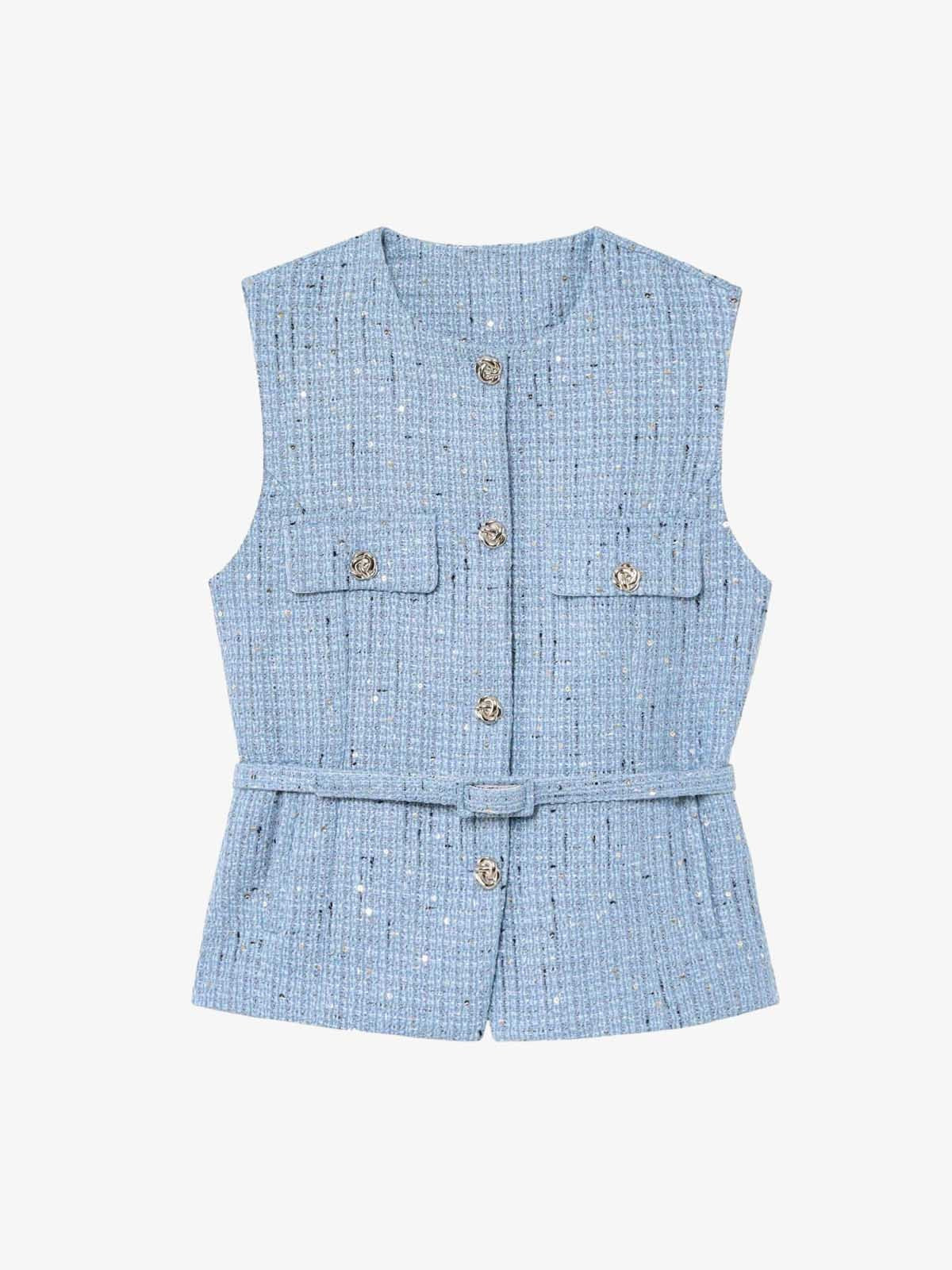 Buckle Belt Vest Top