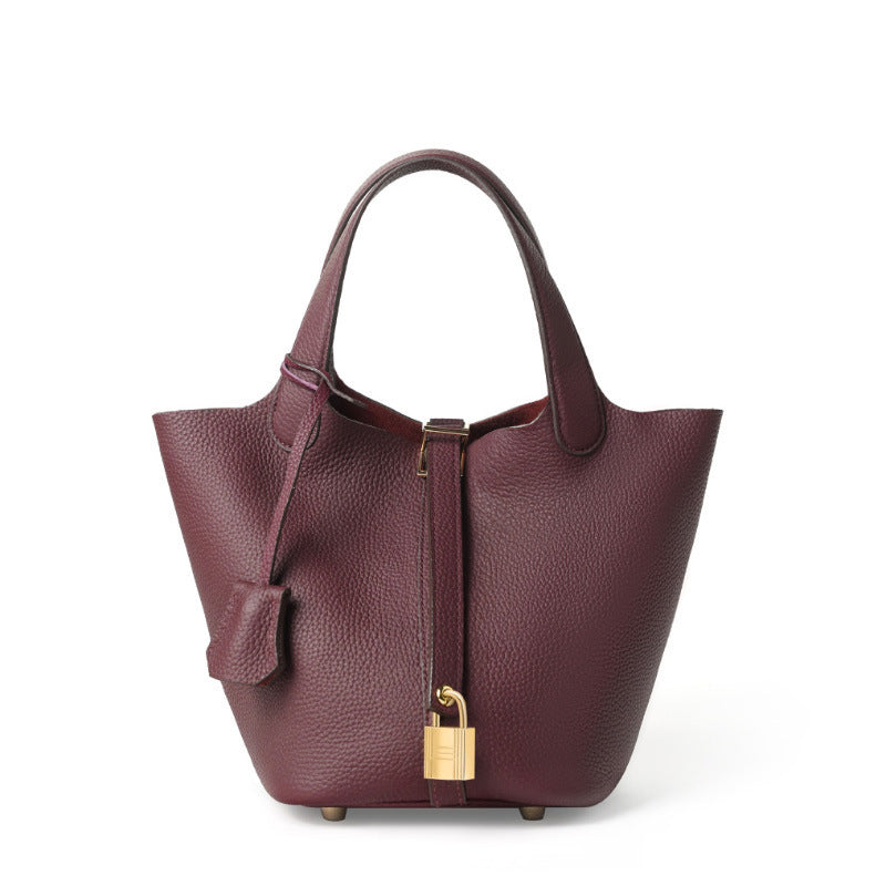 Leather Bucket Bag