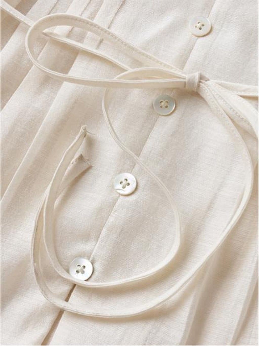 Pintuck Front Lyocell Blouse