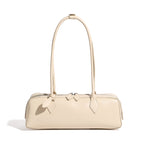 Cowhide Leather Baguette Bag