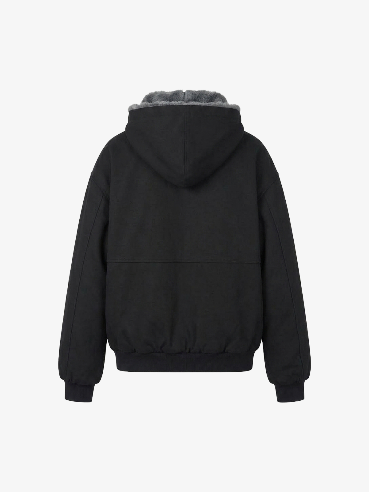 Faux Fur-Lined Hooded Jacket