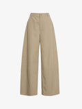 Lyocell Barrel-Leg Trousers