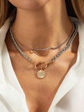 Solstice Eye Layered Necklace