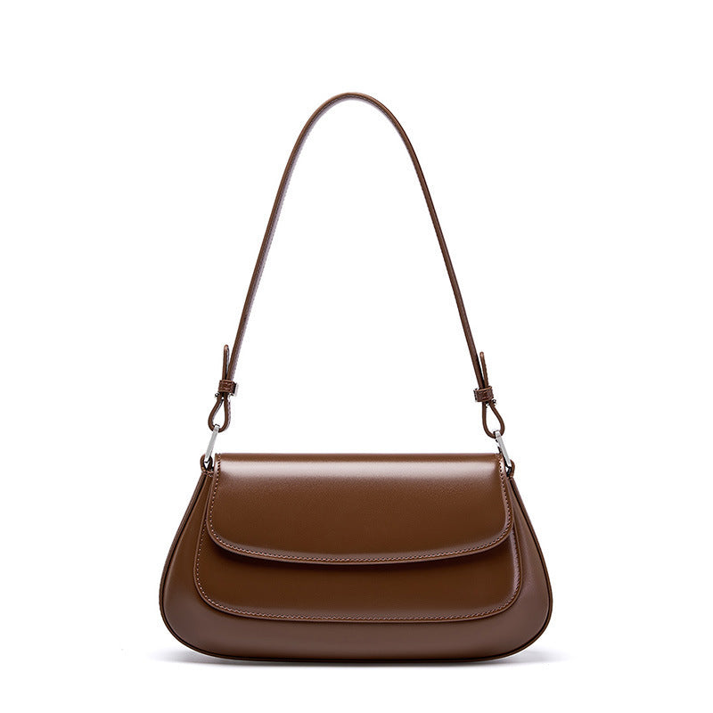 Leather Saddle Shoulder Bag