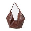 Woven Cowhide Leather Tote Bag