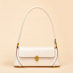 Leather Baguette Shoulder Bag