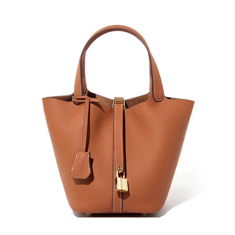 Leather Bucket Bag