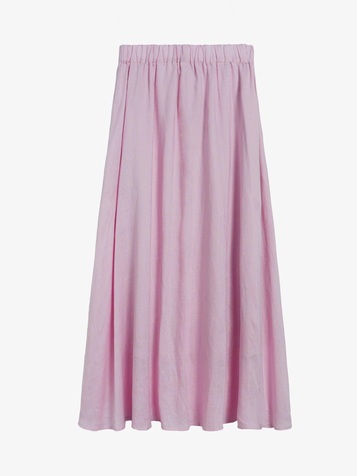 Tie-Waist Shirt And Full Midi Skirt Set