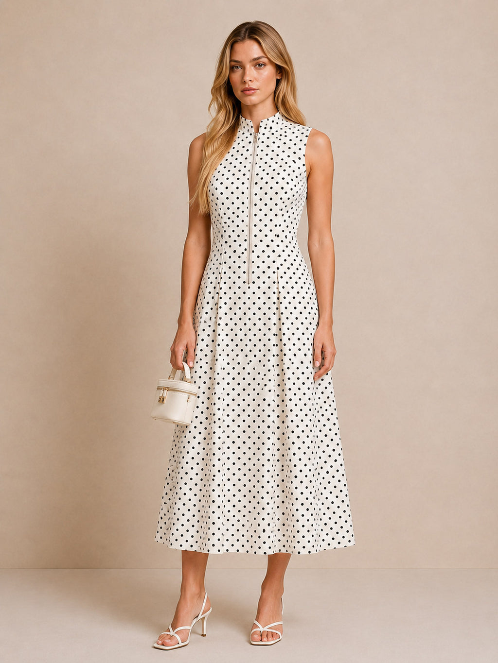 Sleeveless Fitted Maxi Dress
