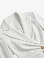 Classic Notch Collar Slim Fit Dress