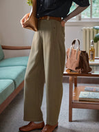 Barrel-Leg Trousers