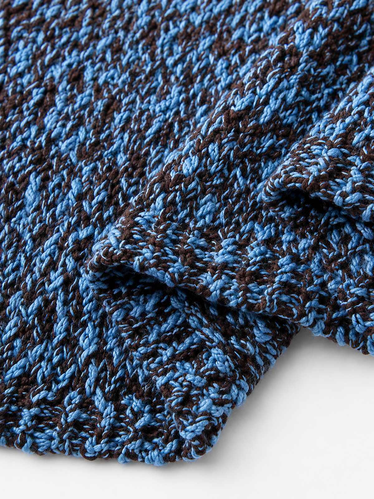 Textured Knit Polo Top