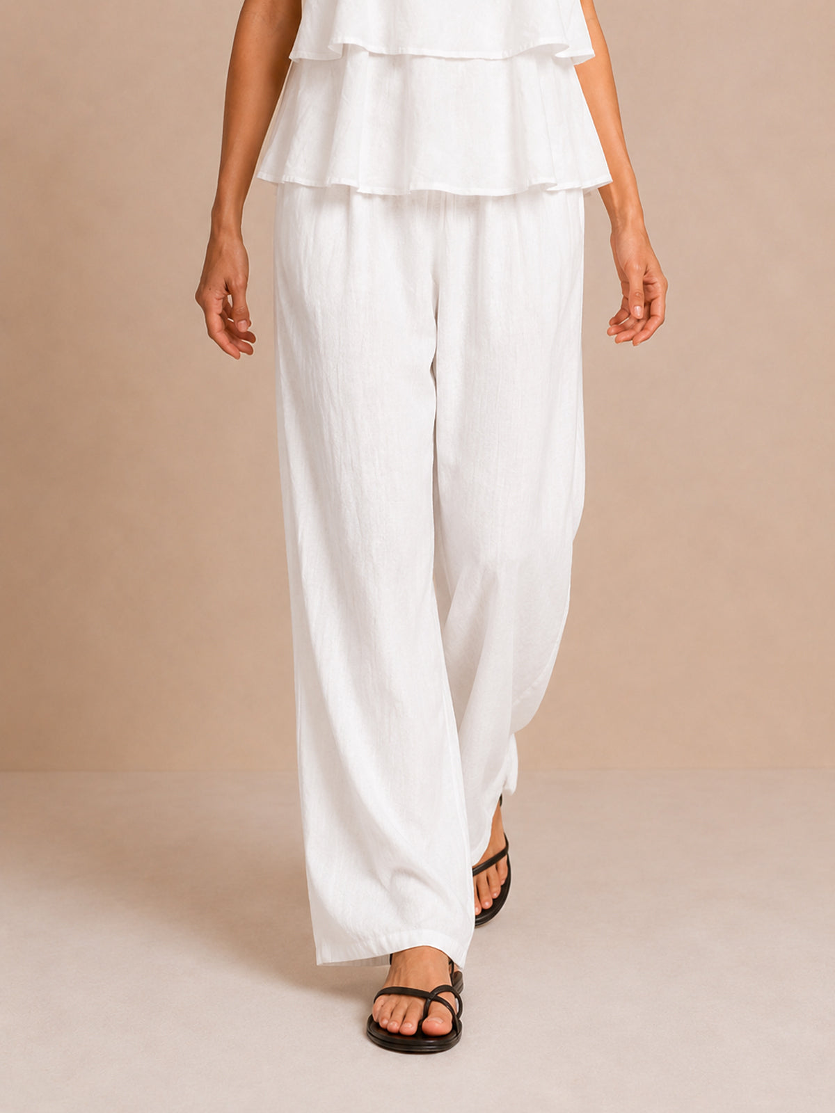 Layered Ruffled Two-Piece Set