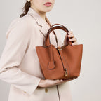 Leather Bucket Bag