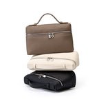 Structured Cowhide Leather Box Bag