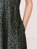 Botanical Print Cami Maxi Dress