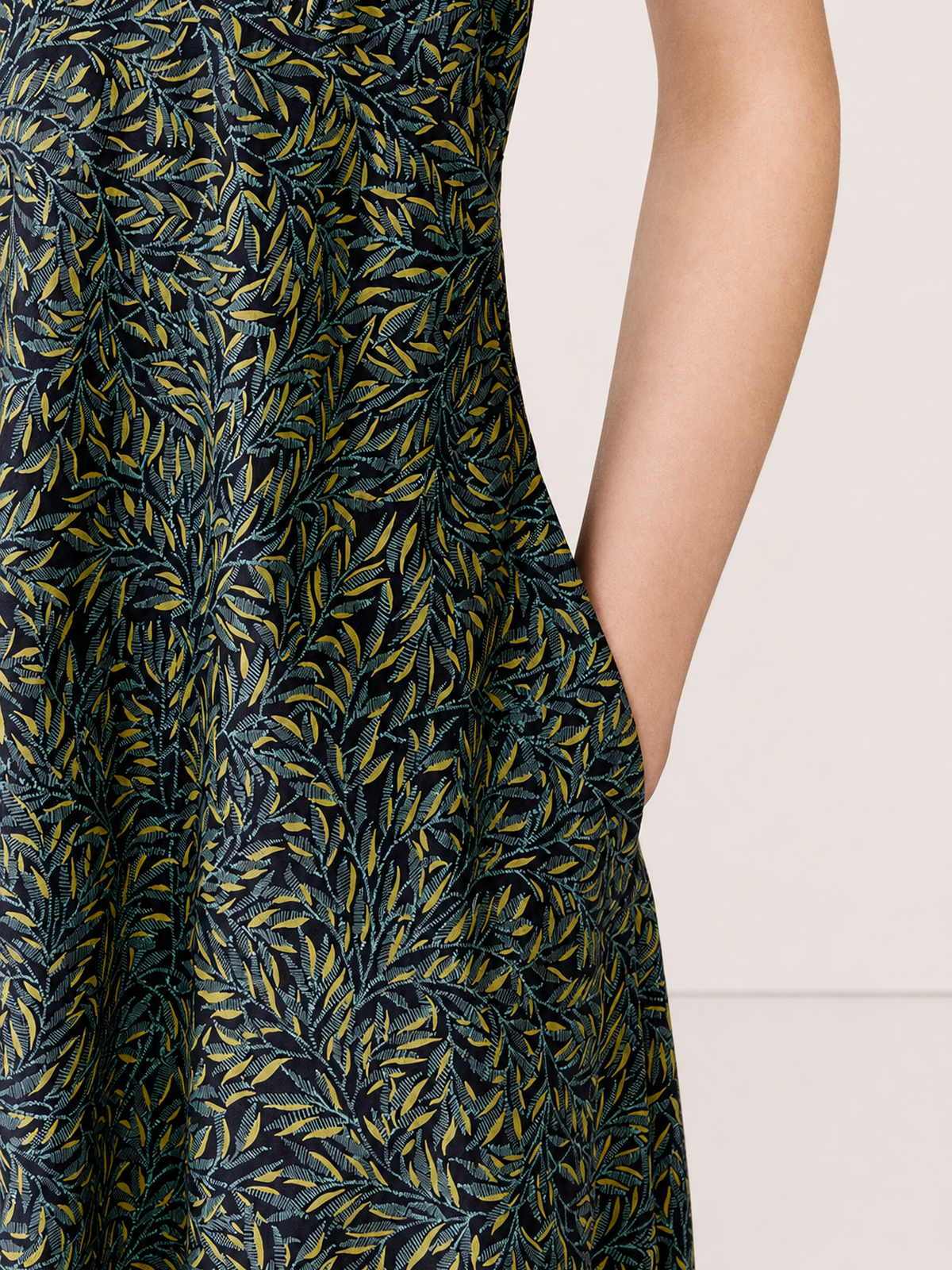 Botanical Print Cami Maxi Dress