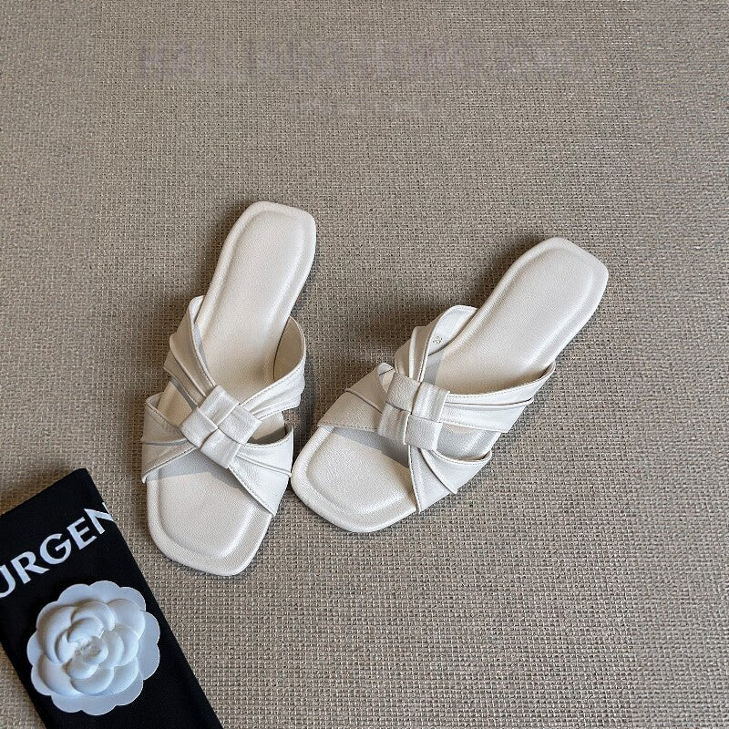 Mesh Mary Jane Flats – Faux Suede Sparkle Ballet Shoes