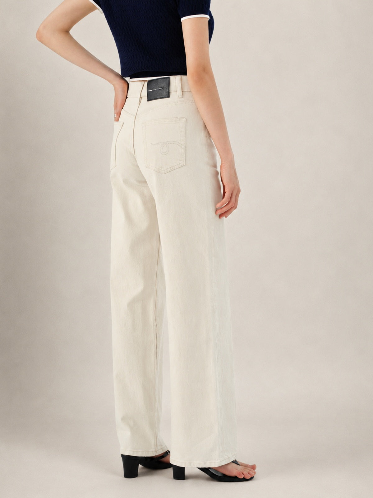 High-Rise Wide-Leg Jeans