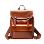 Cowhide Leather Laptop Backpack