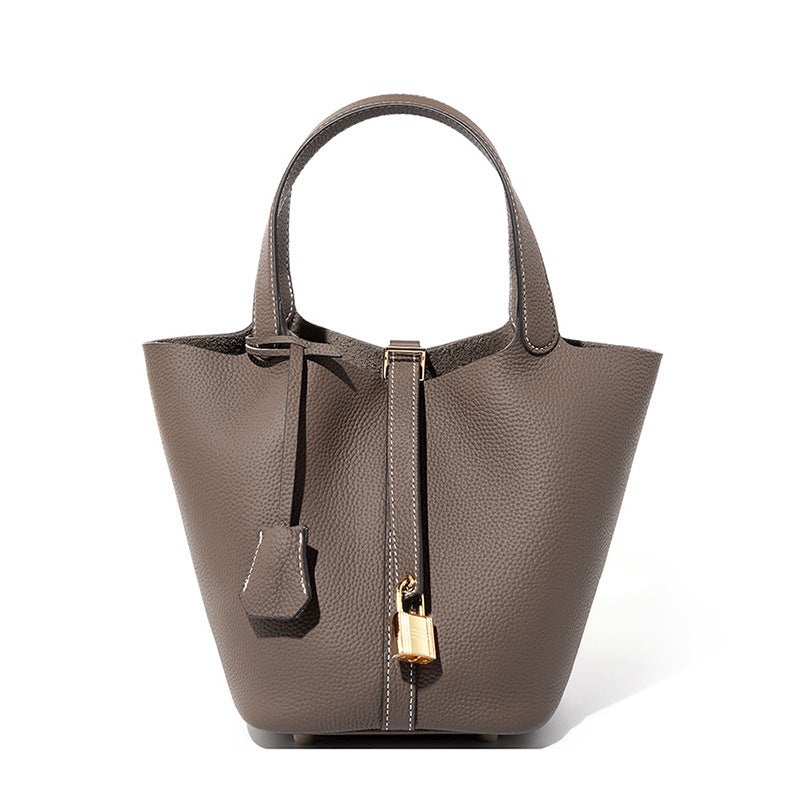 Leather Bucket Bag