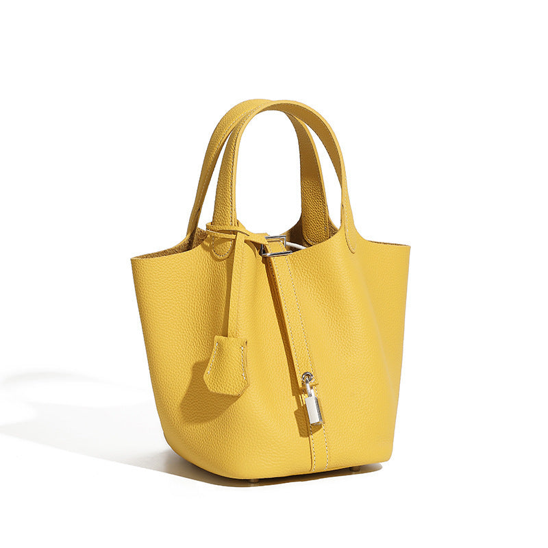 Leather Bucket Bag