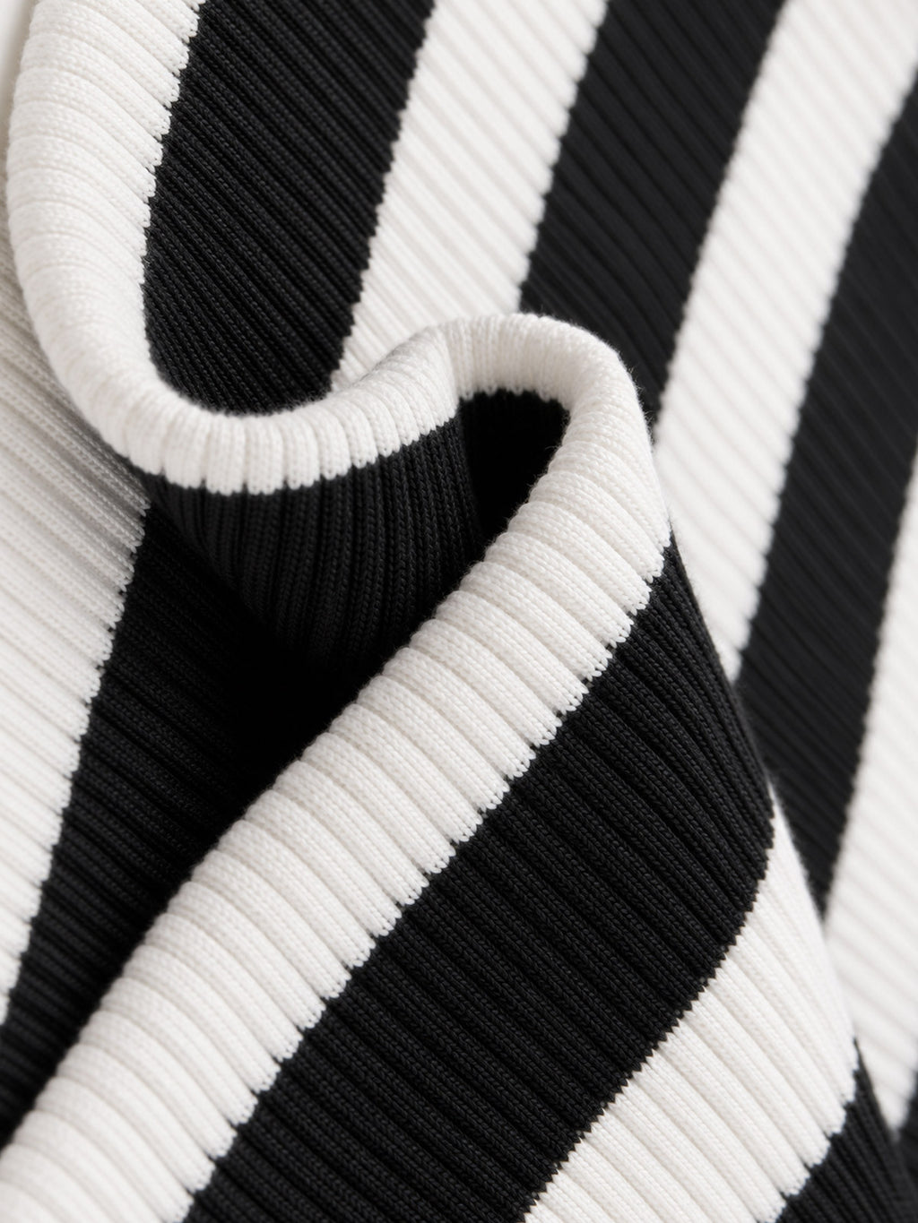 Off-Shoulder Stripe Midi Dress – Ribbed Knit Bodycon Slim Fit Casual Dress