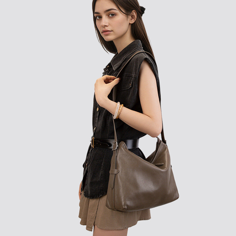 Soft Leather Tote Bag