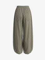 Pantalon Harem Taille Haute Vichy