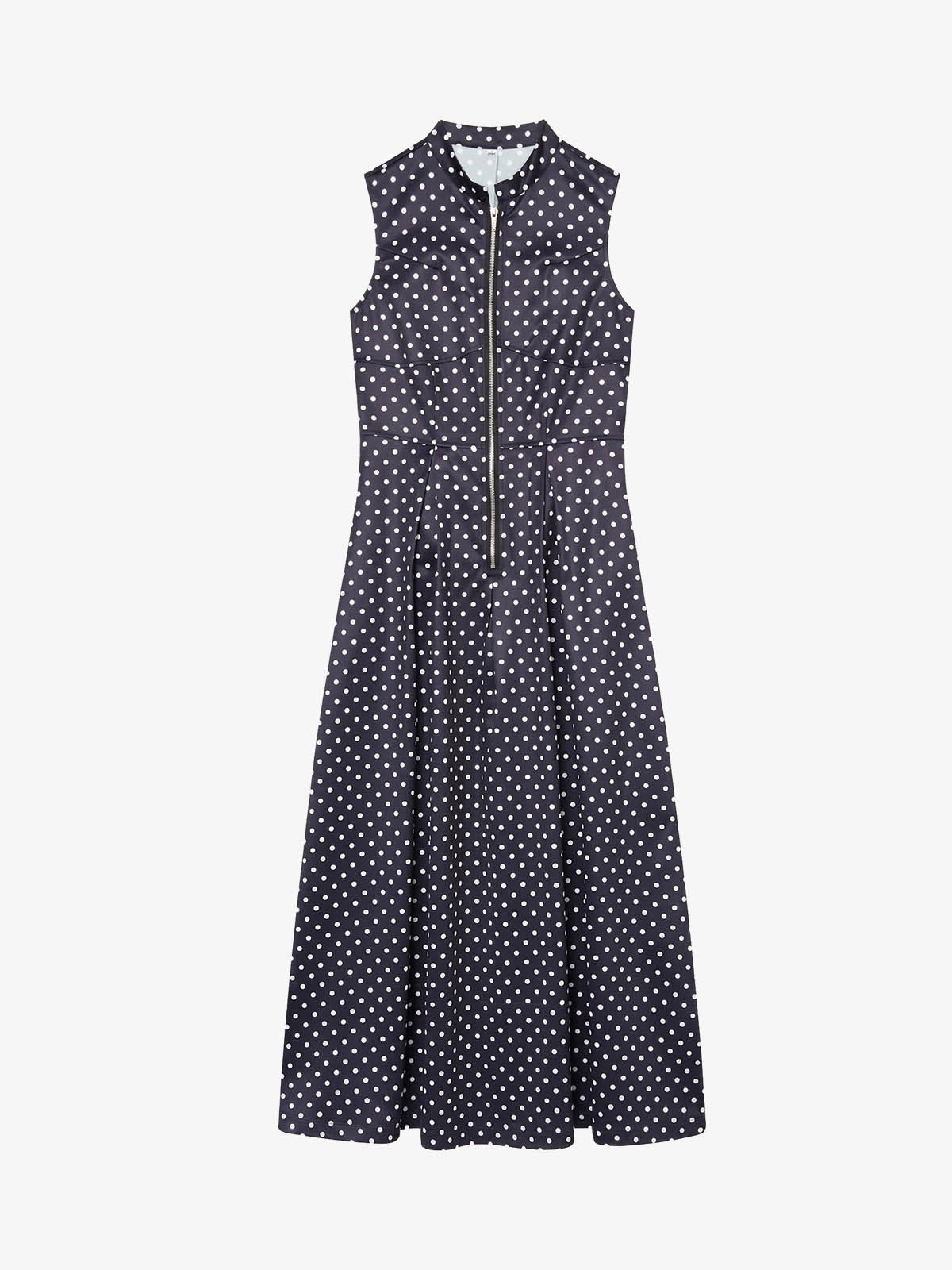 Ärmelloses figurbetontes Maxikleid