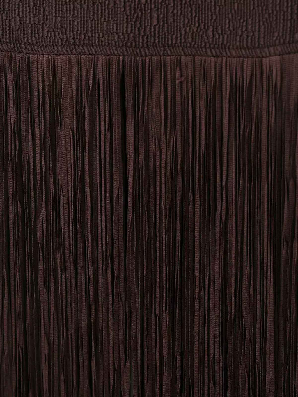 Open Back Fringe Knit Dress