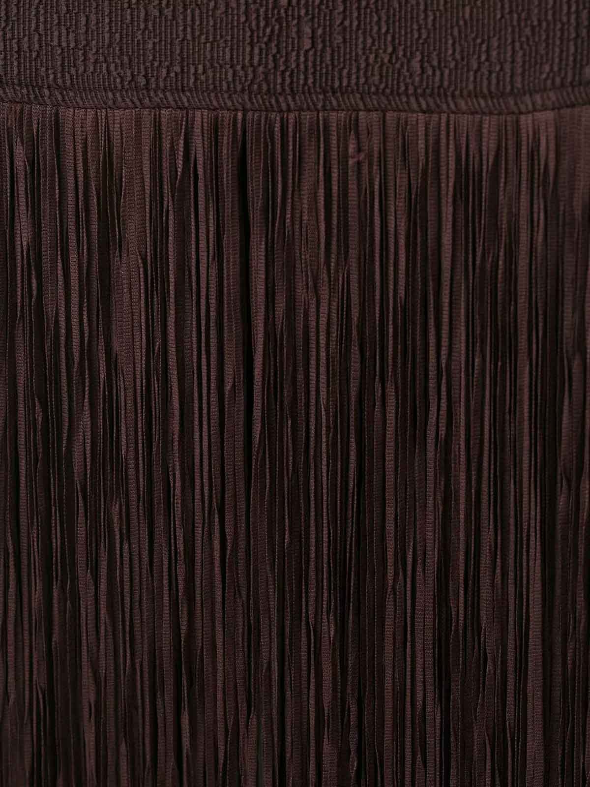 Open Back Fringe Knit Dress