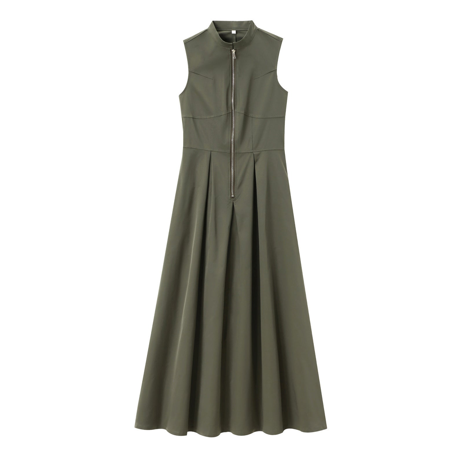 Ärmelloses figurbetontes Maxikleid