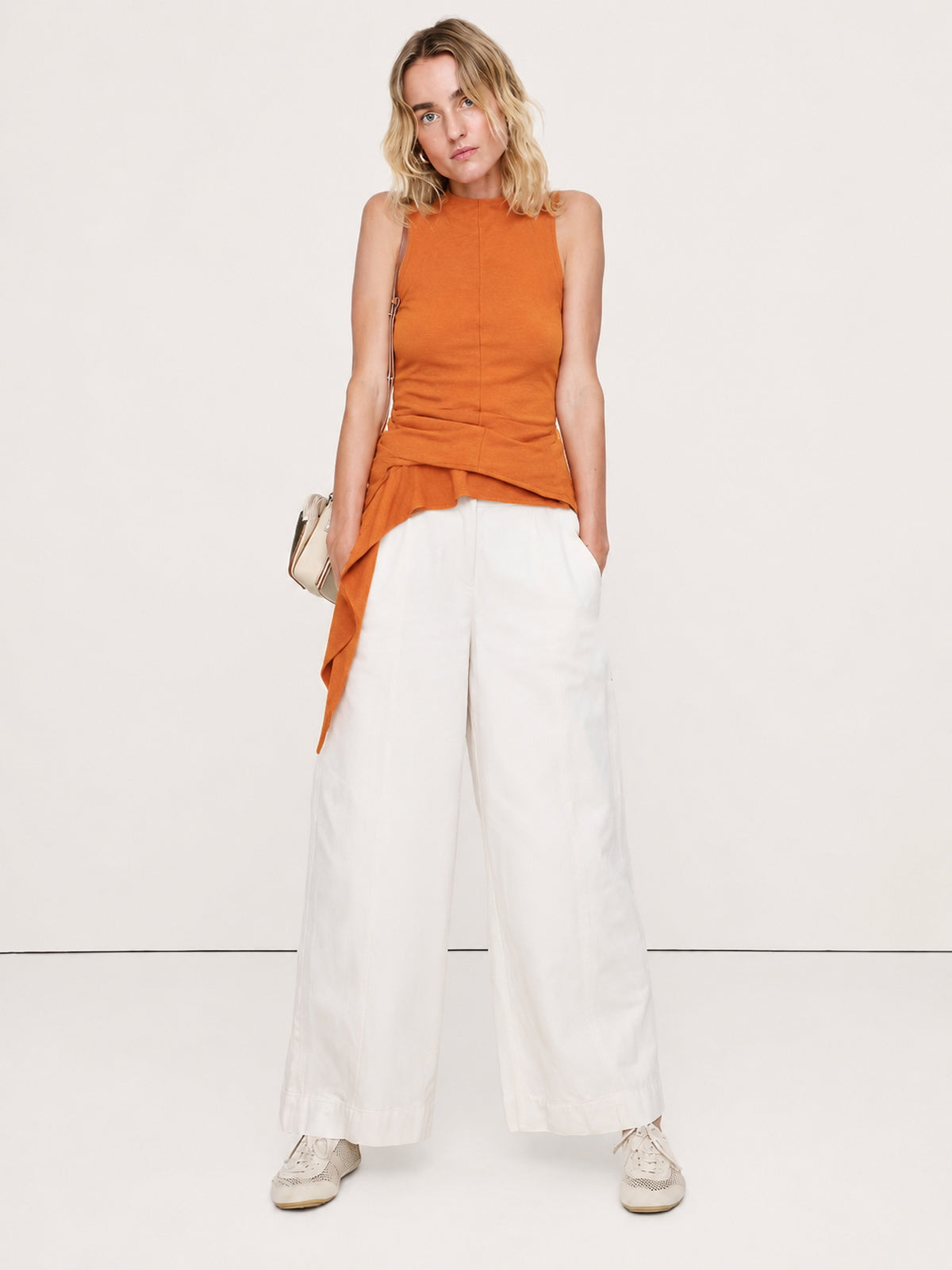 Tie-Front Knit Set