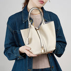 Leather Bucket Bag