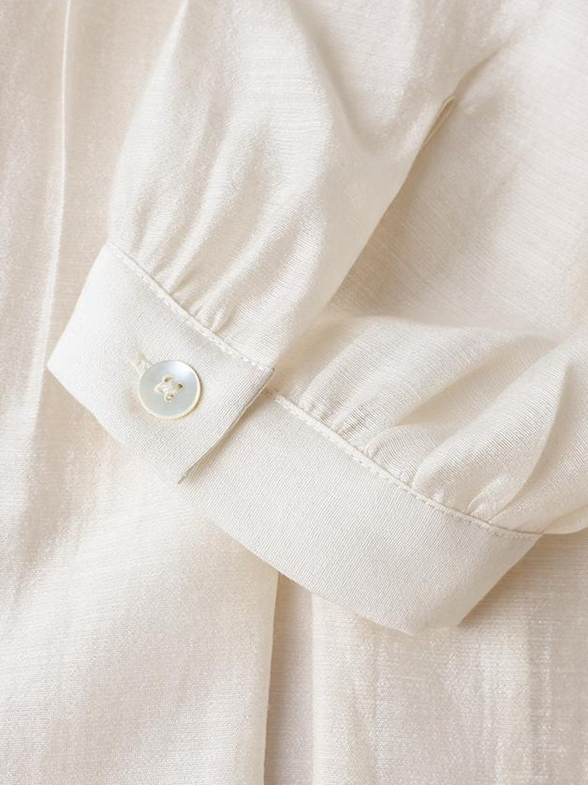 Pintuck Front Lyocell Blouse