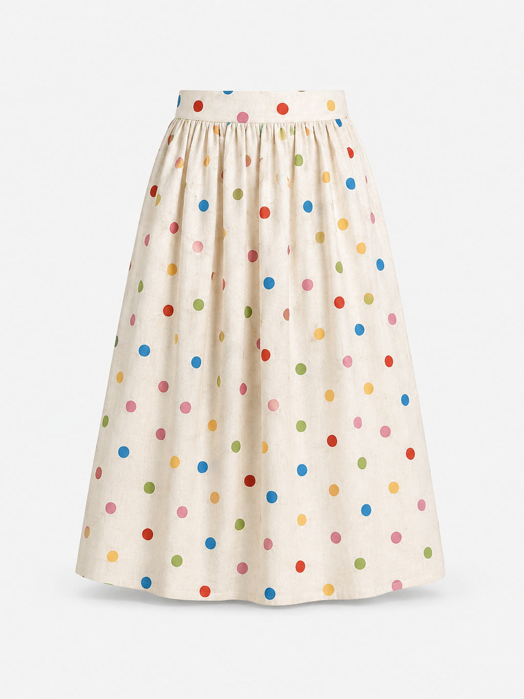 Colorful Polka Dot Linen Set