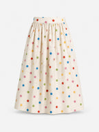 Colorful Polka Dot Linen Set