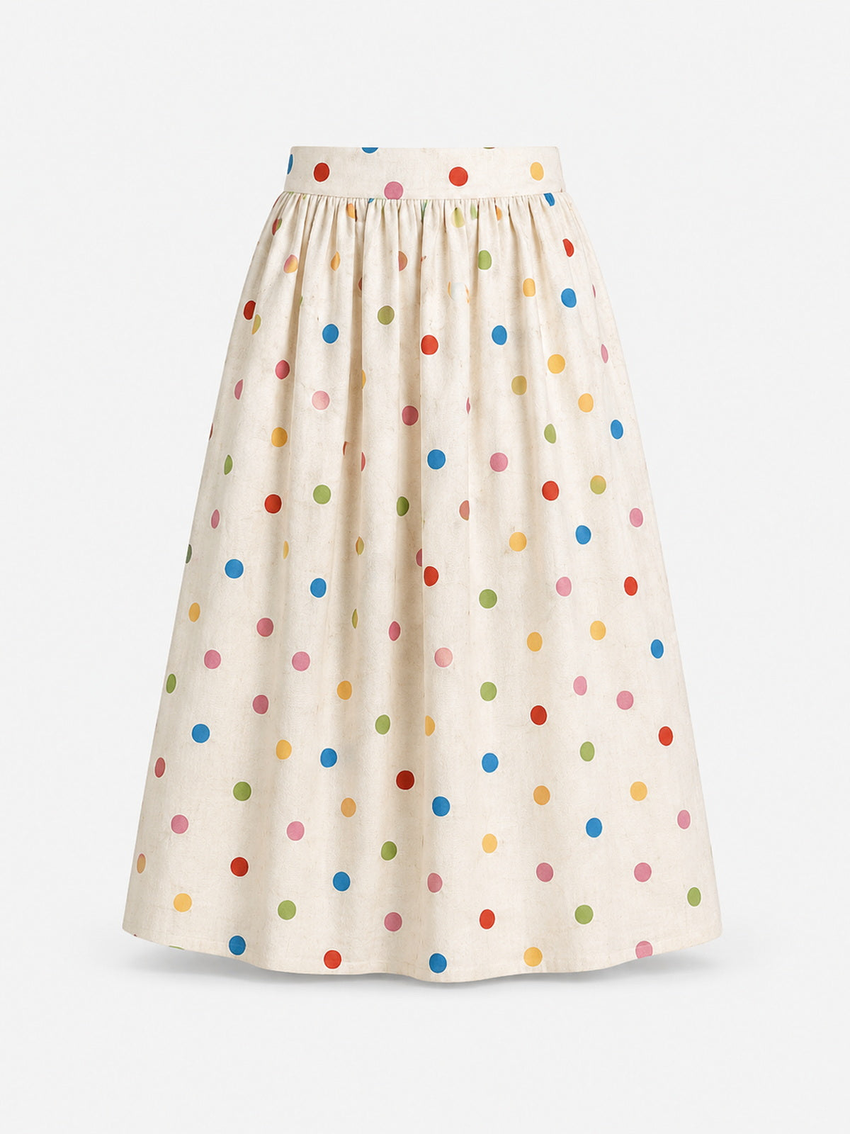 Colorful Polka Dot Linen Set