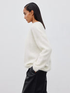 Brushed Knit Relaxed Sweater