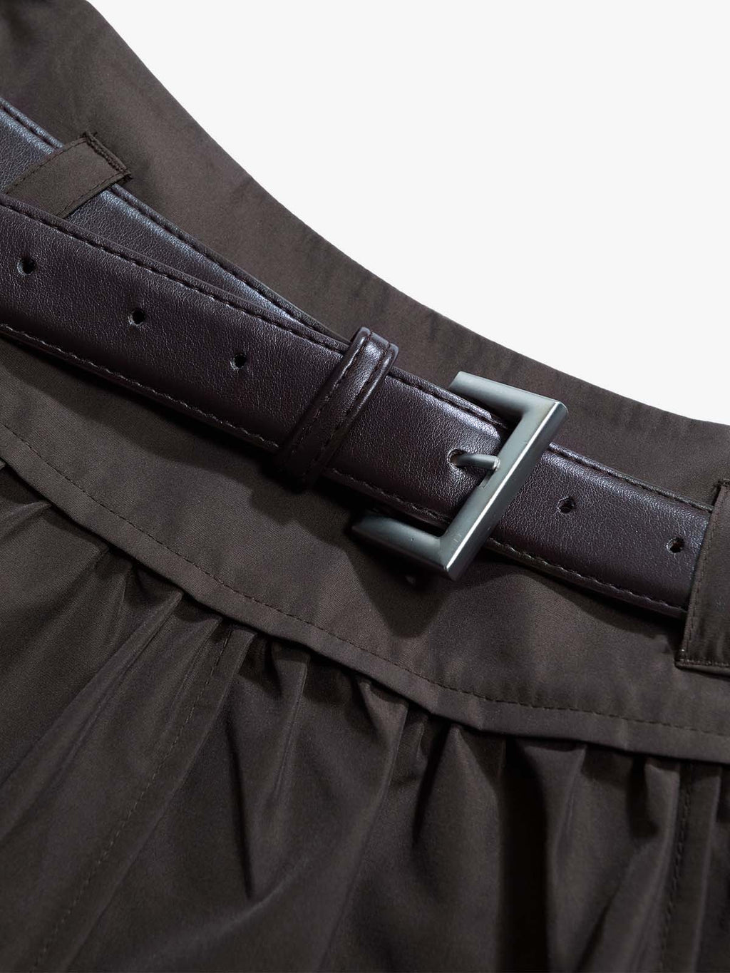 Cropped Jacket & Belted Midi Skirt Set