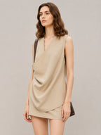 Cowl Neck Two Piece Set