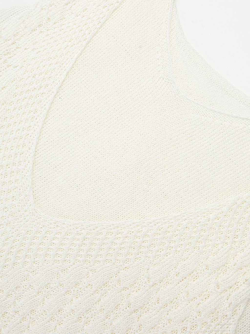 Layered Openwork Linen-Blend Lyocell Knit Tank