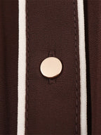Pleated Belted Maxi Shirt Dress