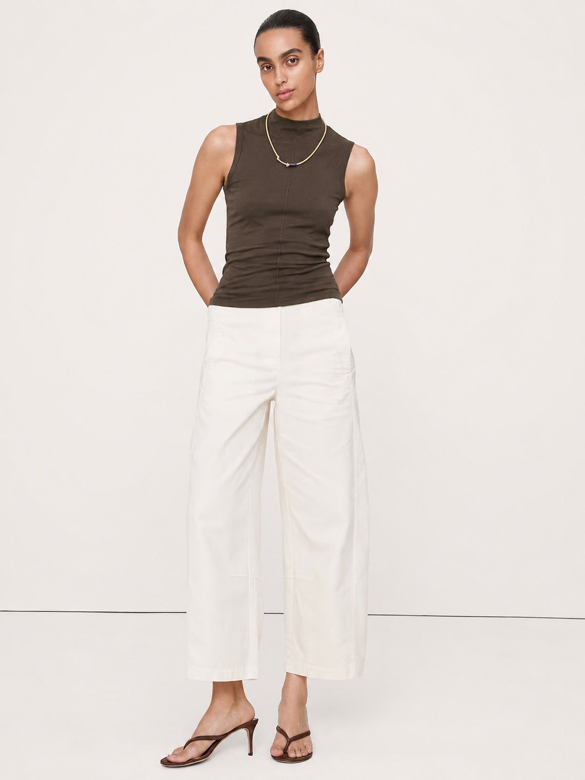 Tie-Front Knit Set