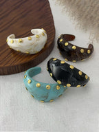 Geometric Stud Resin Bracelet